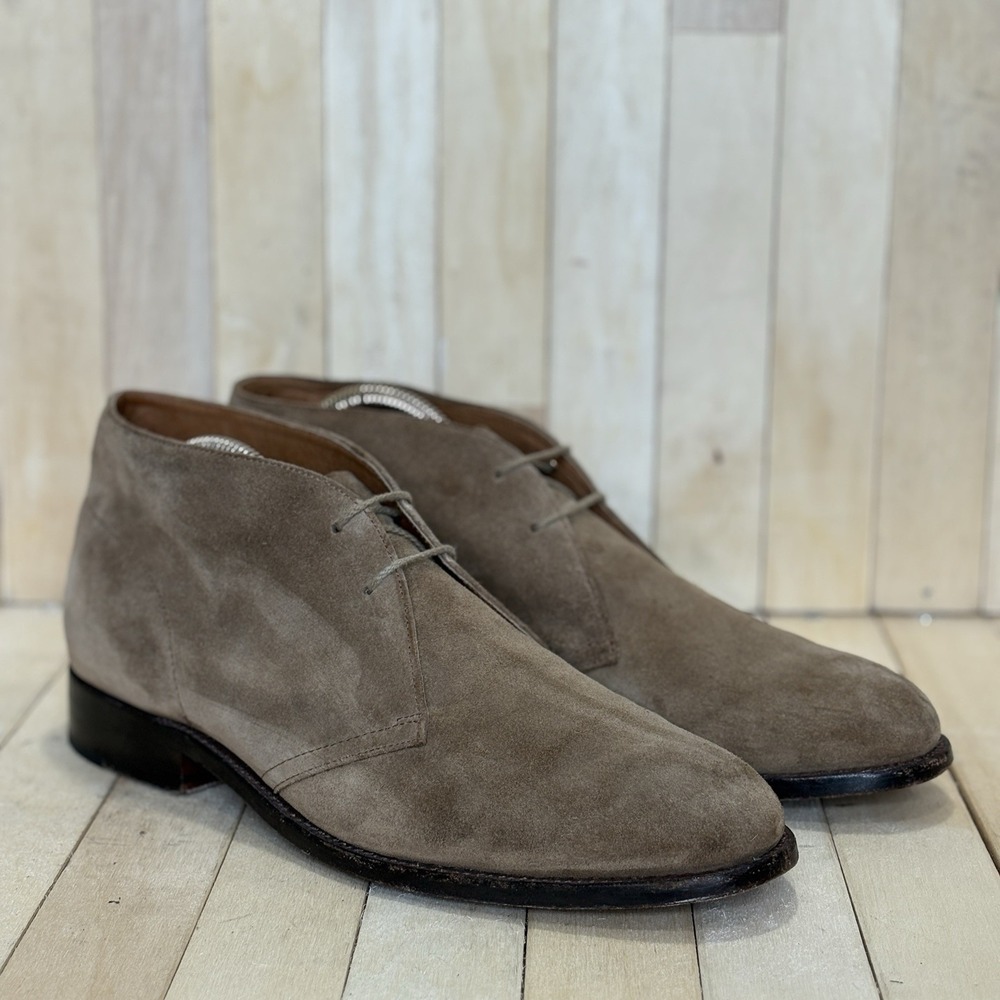J Crew Bennett 05704‎ Men's Chukka Boots Sand Brown Suede Leather Size 12